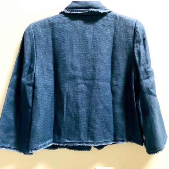 Vintage Saks Fifth Avenue Blue Blazer Size Small - Picture 2 of 4